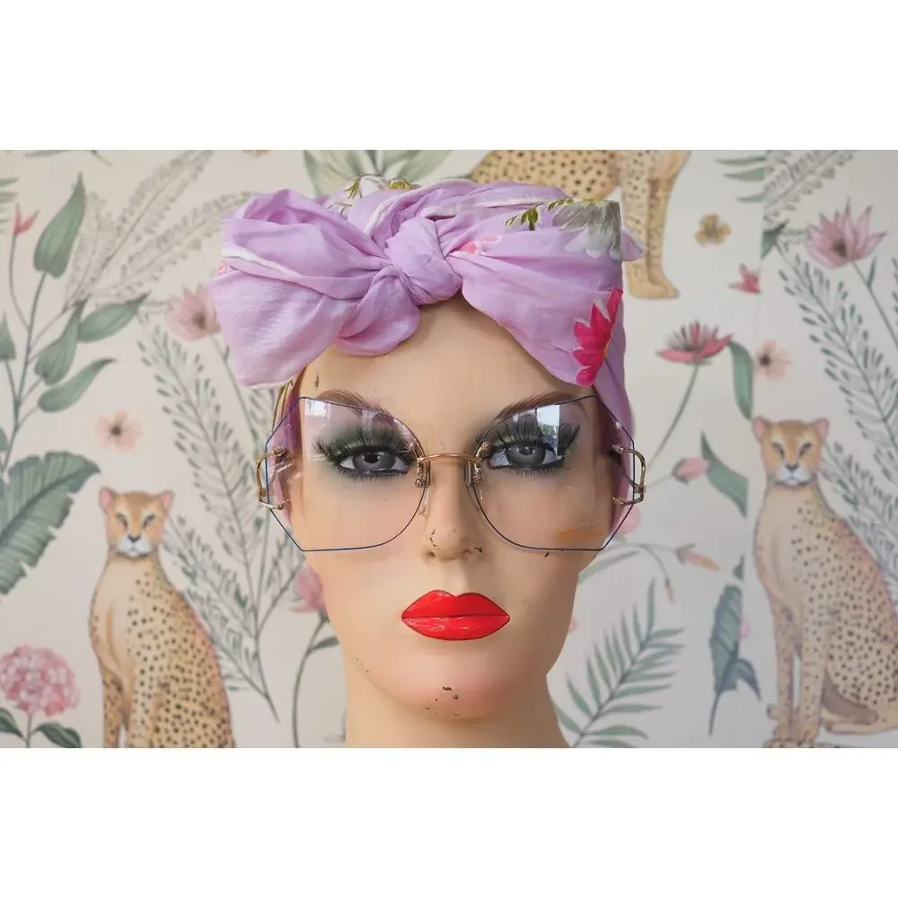 Vintage 1970s Tura Butterfly Sunglasses France Rimless JACKIE Retro Whimsigoth